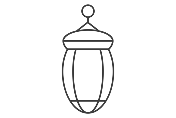 Decorative Lamp Graphic for Modern Branding