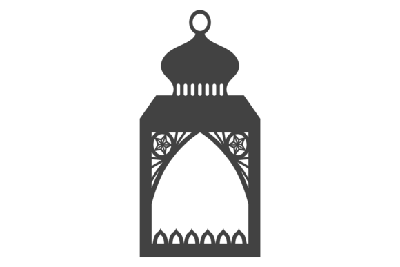 Decorative Lantern in Oriental Fantasy Style Graphics
