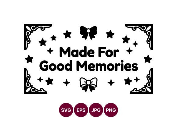 Good Memories Decorative Label Clipart: Graphics & Illustrations