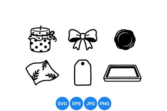 Hand Drawn Decorative Clipart Set: Graphics & Illustrations