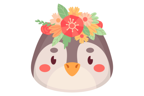 Pigeon Face Graphics for Editorial and Web Use