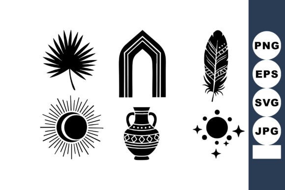 Tribal Decorative Elements Vector